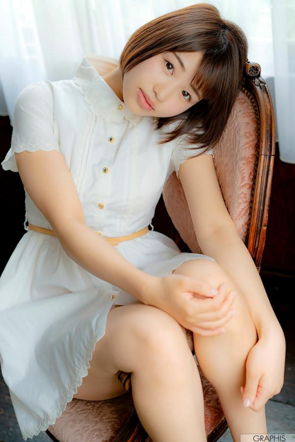    Graphis 唯井真寻 Mahiro Tadai 清纯短发美少女户外清新私房写真第47张图片