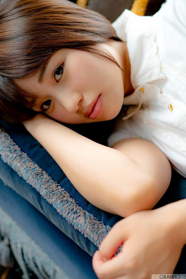    Graphis 唯井真寻 Mahiro Tadai 清纯短发美少女户外清新私房写真第51张图片