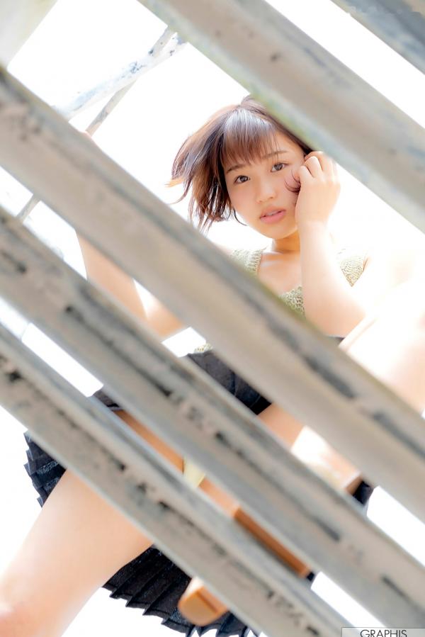    Graphis 唯井真寻 Mahiro Tadai 清纯短发美少女户外清新私房写真第64张图片