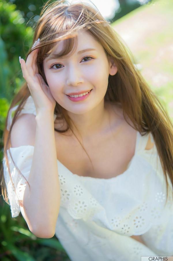    Graphis明里つむぎ唯美户外写真，清纯甜美与性感迷人气质，高清女神福利套图第5张图片