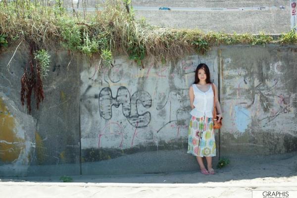    Graphis_Kana Tsuruta 鹤田かな/鹤田香奈 海边度假清新写真，阳光比基尼与夏日海滩街拍第1张图片