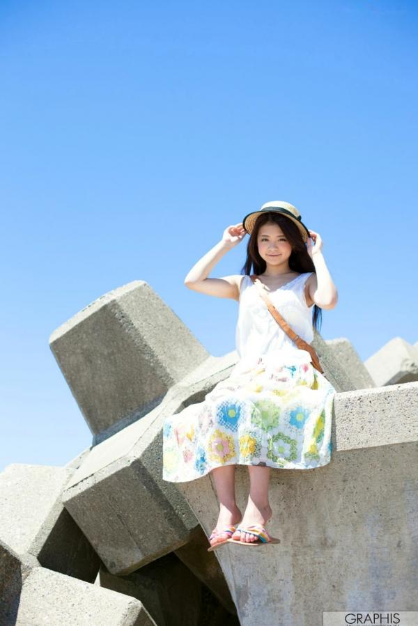    Graphis_Kana Tsuruta 鹤田かな/鹤田香奈 海边度假清新写真，阳光比基尼与夏日海滩街拍第10张图片