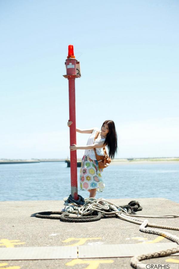    Graphis_Kana Tsuruta 鹤田かな/鹤田香奈 海边度假清新写真，阳光比基尼与夏日海滩街拍第21张图片