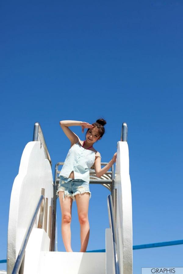    Graphis_Kana Tsuruta 鹤田かな/鹤田香奈 海边度假清新写真，阳光比基尼与夏日海滩街拍第55张图片