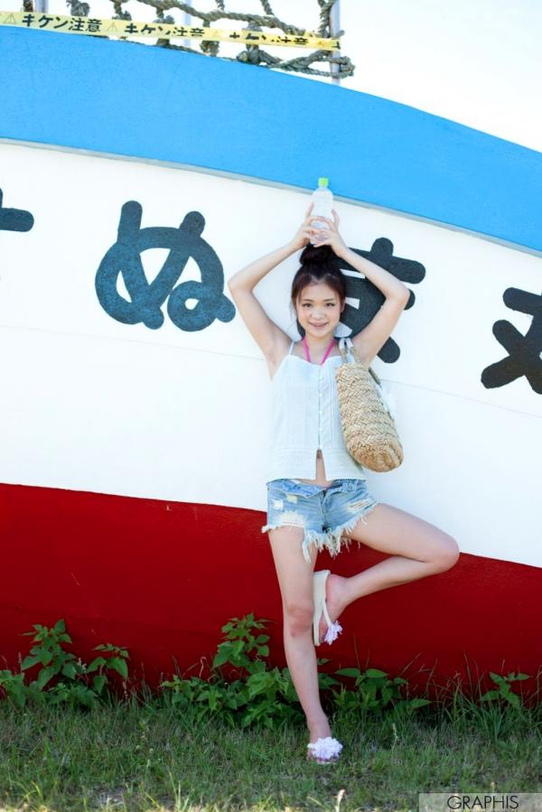    Graphis_Kana Tsuruta 鹤田かな/鹤田香奈 海边度假清新写真，阳光比基尼与夏日海滩街拍第67张图片