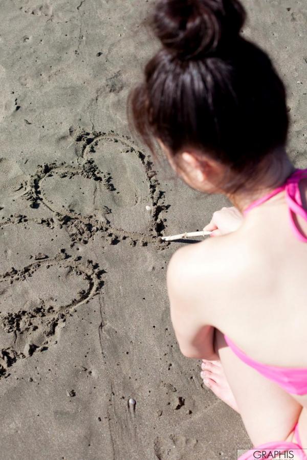    Graphis_Kana Tsuruta 鹤田かな/鹤田香奈 海边度假清新写真，阳光比基尼与夏日海滩街拍第83张图片
