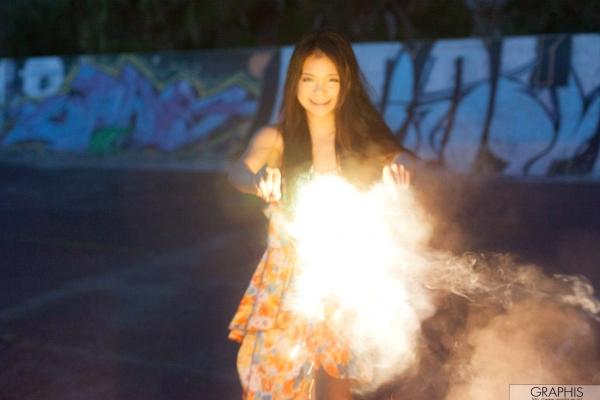    Graphis_Kana Tsuruta 鹤田かな/鹤田香奈 海边度假清新写真，阳光比基尼与夏日海滩街拍第103张图片