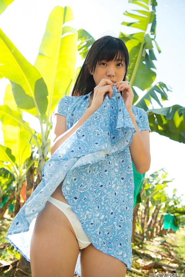    Graphis_桐谷まつり/桐谷茉莉『Soleil』户外写真，白衬衫甜美诱惑与自然清新唯美大片第10张图片