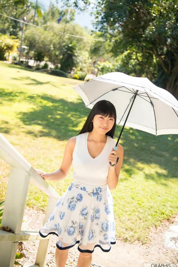   Graphis_桐谷まつり/桐谷茉莉『Soleil』户外写真，白衬衫甜美诱惑与自然清新唯美大片第22张图片
