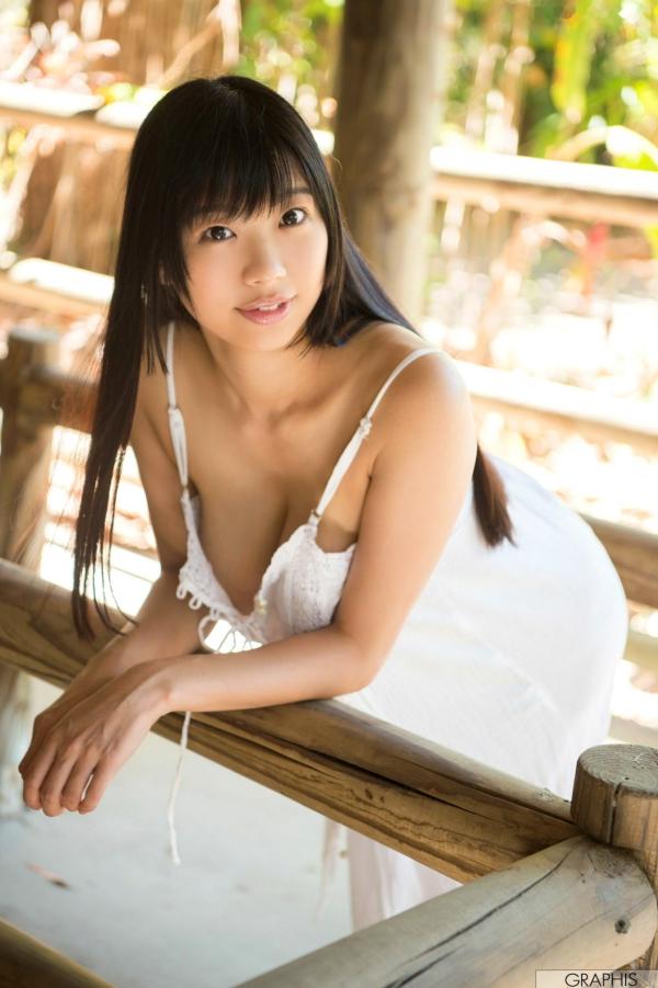    Graphis_桐谷まつり/桐谷茉莉『Soleil』户外写真，白衬衫甜美诱惑与自然清新唯美大片第49张图片