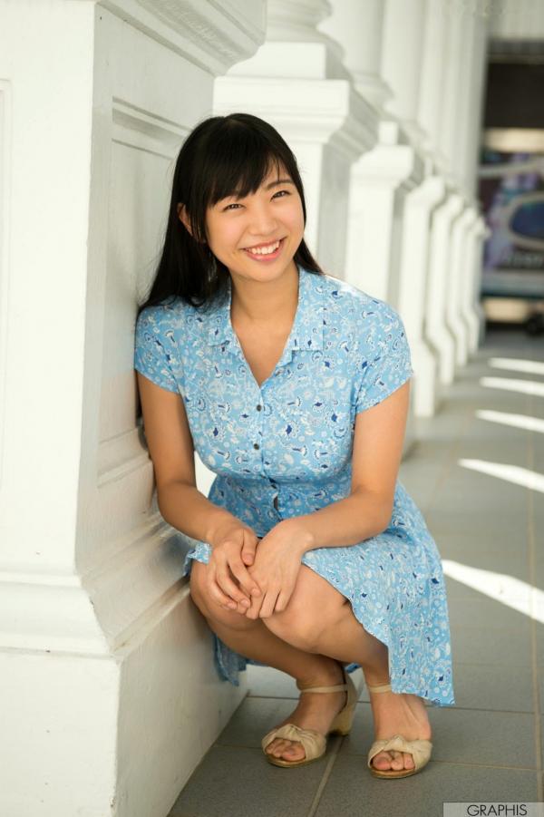    Graphis_桐谷まつり/桐谷茉莉『Soleil』户外写真，白衬衫甜美诱惑与自然清新唯美大片第59张图片
