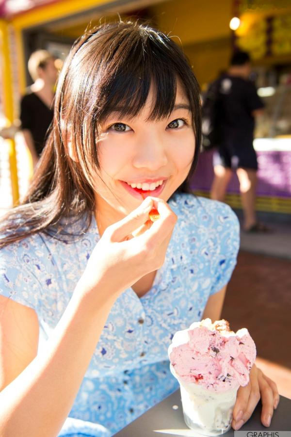    Graphis_桐谷まつり/桐谷茉莉『Soleil』户外写真，白衬衫甜美诱惑与自然清新唯美大片第61张图片