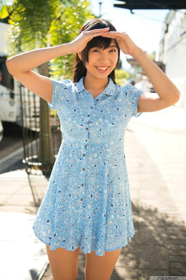    Graphis_桐谷まつり/桐谷茉莉『Soleil』户外写真，白衬衫甜美诱惑与自然清新唯美大片第63张图片