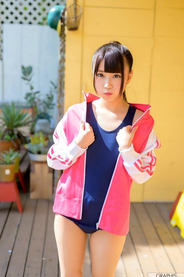    Graphis 梦见照歌《Innocent Girl》：清纯校服少女与浴室湿身比基尼魅力写真第47张图片
