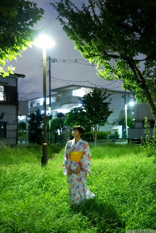    Graphis_Miharu Usa 羽咲みはる 和服夏日街拍清纯治愈系写真集第1张图片
