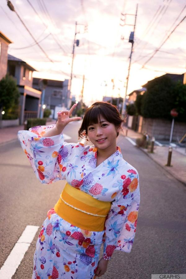    Graphis_Miharu Usa 羽咲みはる 和服夏日街拍清纯治愈系写真集第2张图片