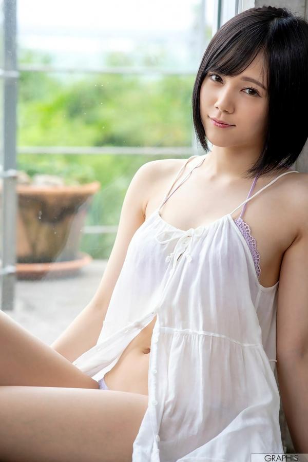    Graphis凉森れむ写真《Transparent Body》，短发女神海滩私房诱惑，清纯身材尽显第10张图片