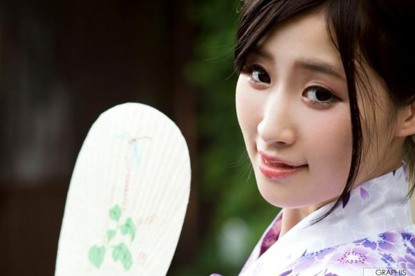    Graphis 今永纱奈《White Camellia》写真集：和服诱惑与性感内衣私房美图第3张图片