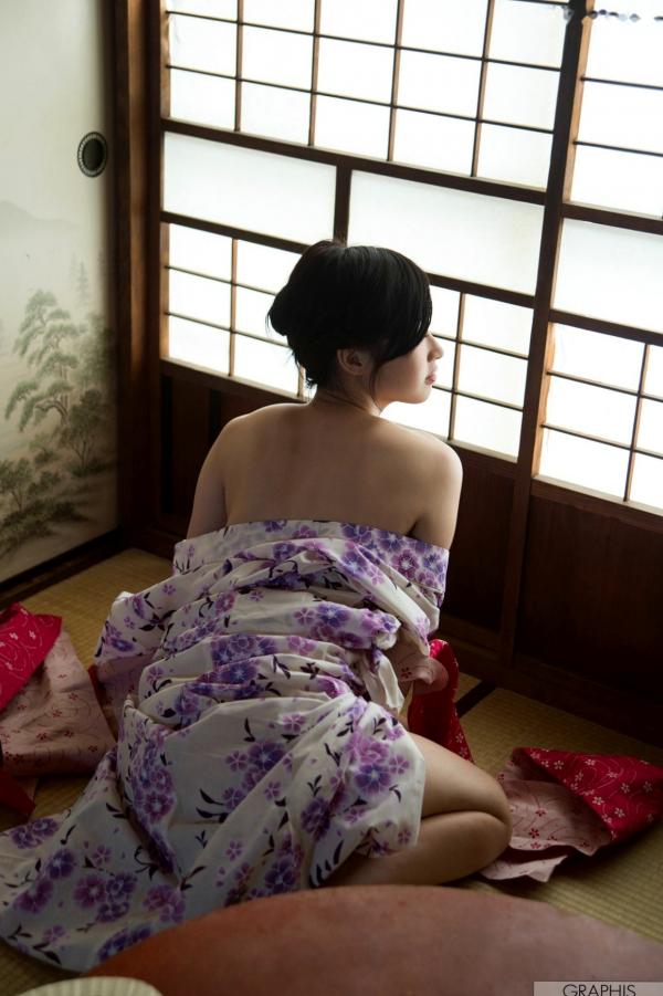    Graphis 今永纱奈《White Camellia》写真集：和服诱惑与性感内衣私房美图第7张图片