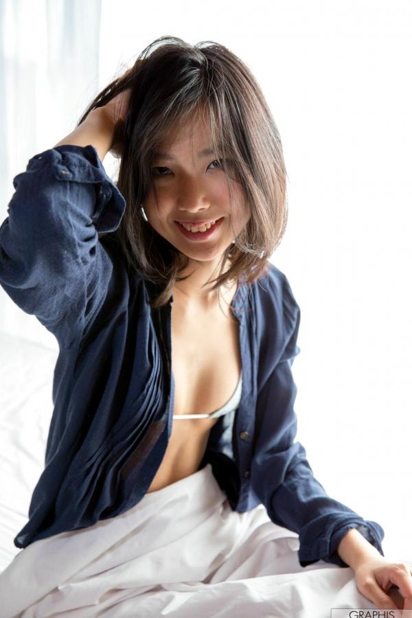    Graphis_Yume Takeda 竹田ゆめ写真，纯白内衣居家与湿发诱惑，清纯骨感女神初次登场[65P]第52张图片