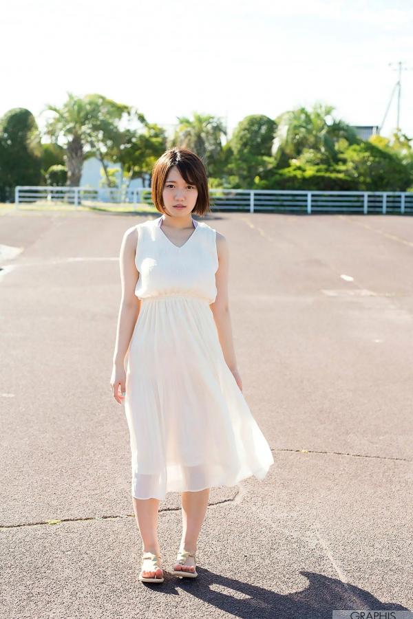    Graphis_菊川みつ葉 Mitsuha Kikukawa 私房写真清纯短发户外生活照第3张图片