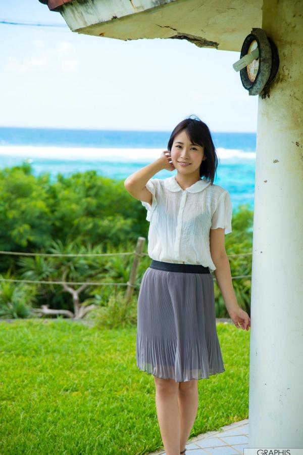    Graphis 河合あすな：清纯佳人海岛度假之旅，泳池比基尼写真集 [69P]第38张图片