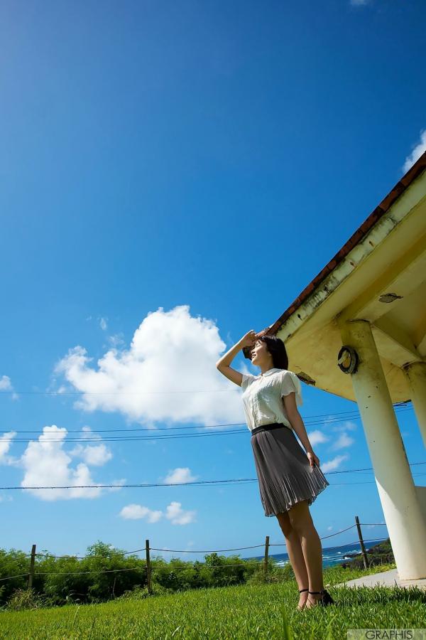    Graphis 河合あすな：清纯佳人海岛度假之旅，泳池比基尼写真集 [69P]第39张图片