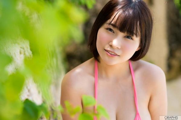    Graphis 河合あすな：清纯佳人海岛度假之旅，泳池比基尼写真集 [69P]第45张图片