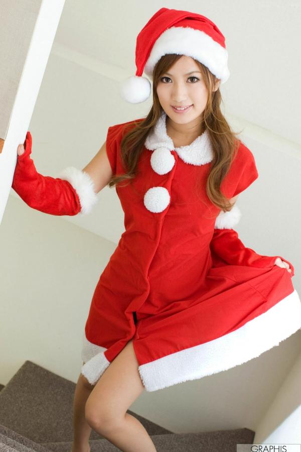    Graphis_藤崎りお Rio Fujisaki 圣诞特别版 Xmas SP 室内楼梯诱惑圣诞装大尺度写真第4张图片