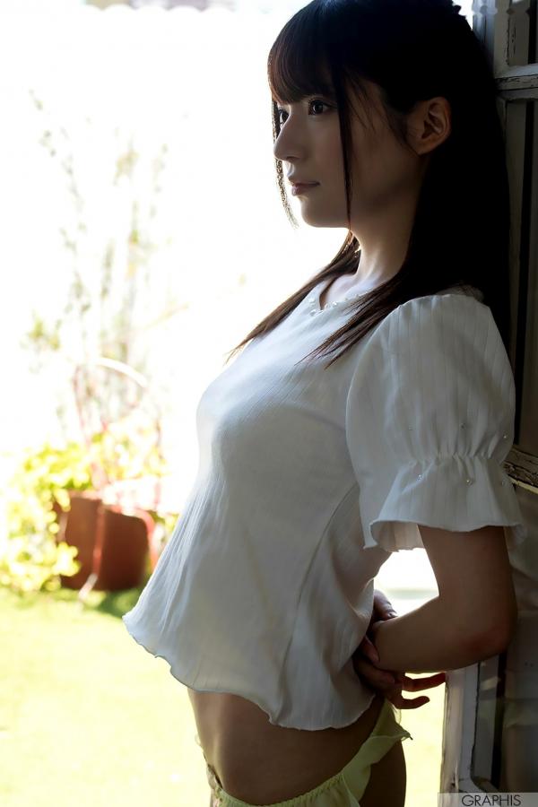    Graphis_桜羽のどか《Olhos Claros》精选写真：清纯童颜展现灵动之美，极致室内私房诱惑视角第6张图片