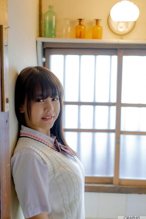    Graphis夕美しおんShion Yumi清纯校服私房写真集，甜美童颜女神演绎极致诱惑第1张图片