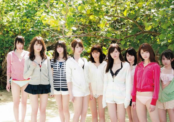    PB写真集_乃木坂46《极品正统清纯少女组合》日本偶像团体海滩泳装户外嬉水纯美写真集[118P]第29张图片