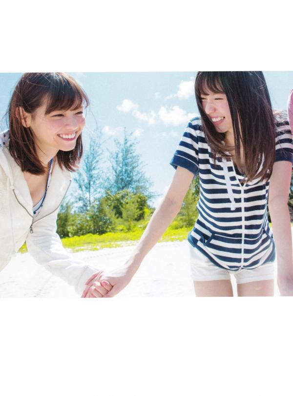    PB写真集_乃木坂46《极品正统清纯少女组合》日本偶像团体海滩泳装户外嬉水纯美写真集[118P]第52张图片
