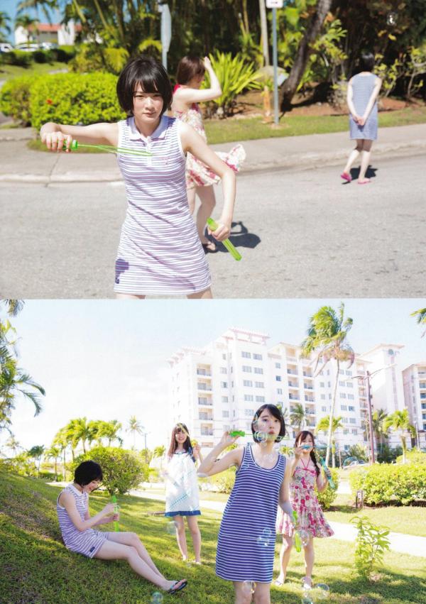    PB写真集_乃木坂46《极品正统清纯少女组合》日本偶像团体海滩泳装户外嬉水纯美写真集[118P]第76张图片