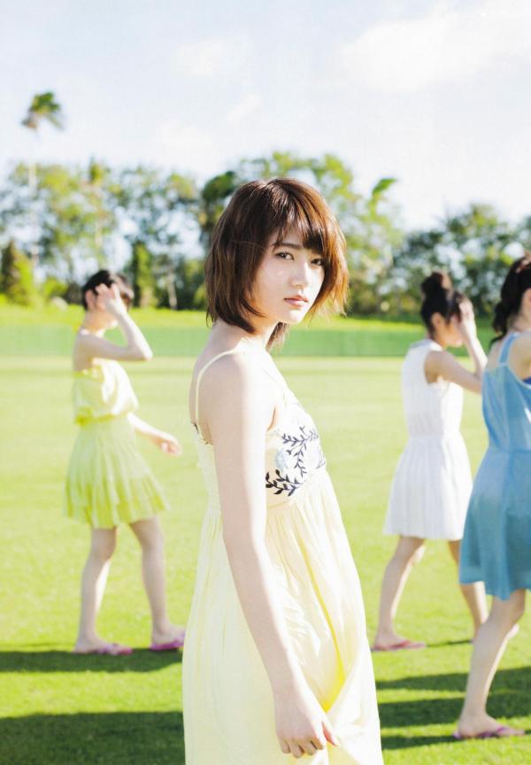    PB写真集_乃木坂46《极品正统清纯少女组合》日本偶像团体海滩泳装户外嬉水纯美写真集[118P]第91张图片