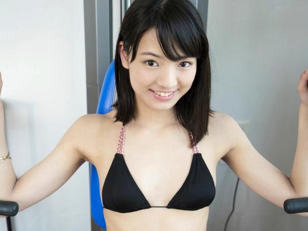    长泽遥香比基尼写真，清纯骨感气质模特湿身泳池与健身房运动大片第25张图片