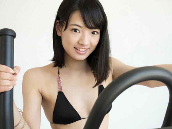    长泽遥香比基尼写真，清纯骨感气质模特湿身泳池与健身房运动大片第49张图片