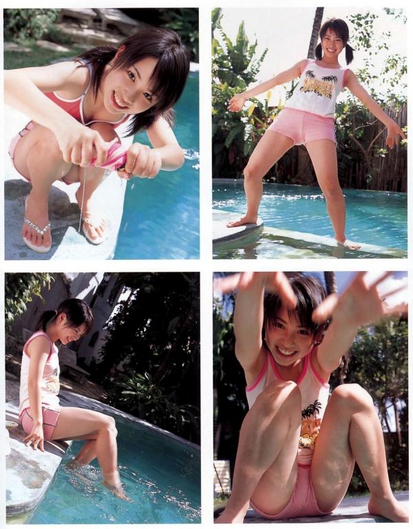    PB写真集：寺田有希《大好き!!》写真集89P，清新唯美日系少女风采，户外沙滩与池畔泳装写真。第79张图片