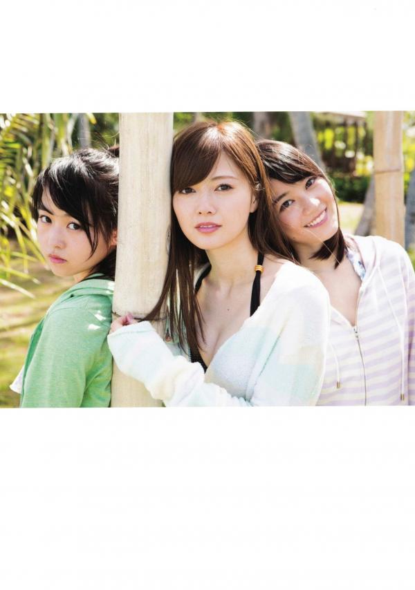    乃木坂46写真集《1时间遅れのI love you》海边度假比基尼清纯少女青春偶像写真第48张图片