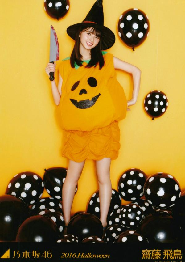    PB写真集_乃木坂46《CARD生写真》高颜值少女偶像合集，斋藤飞鸟万圣节装扮与成员清纯美照，展现治愈系甜美气质第67张图片