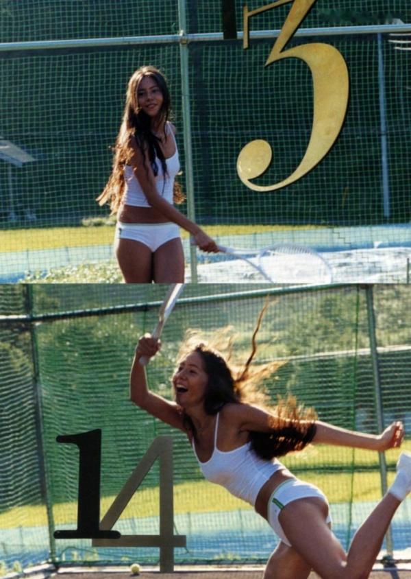    道端杰西卡(Jessica Michibata)月刊写真：混血超模户外网球场与沙滩性感系列[53P]第4张图片