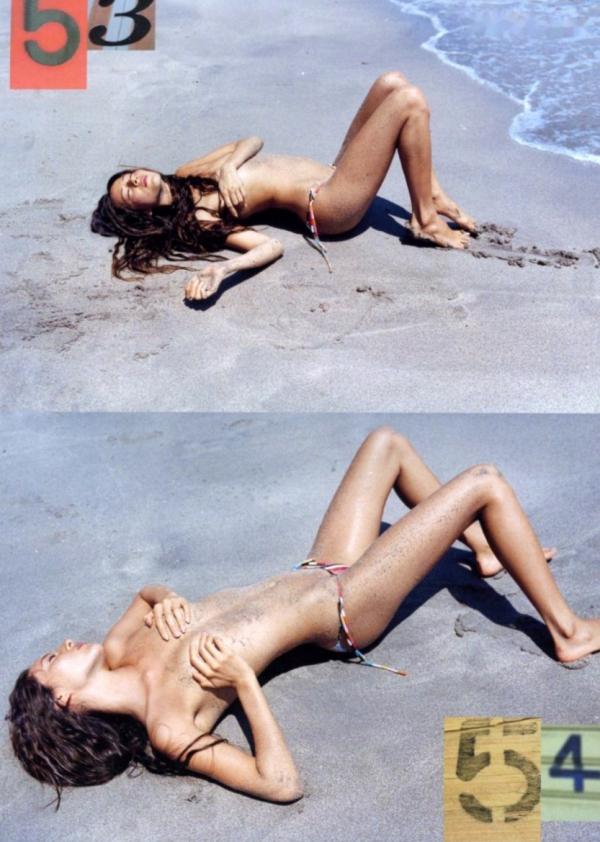    道端杰西卡(Jessica Michibata)月刊写真：混血超模户外网球场与沙滩性感系列[53P]第38张图片