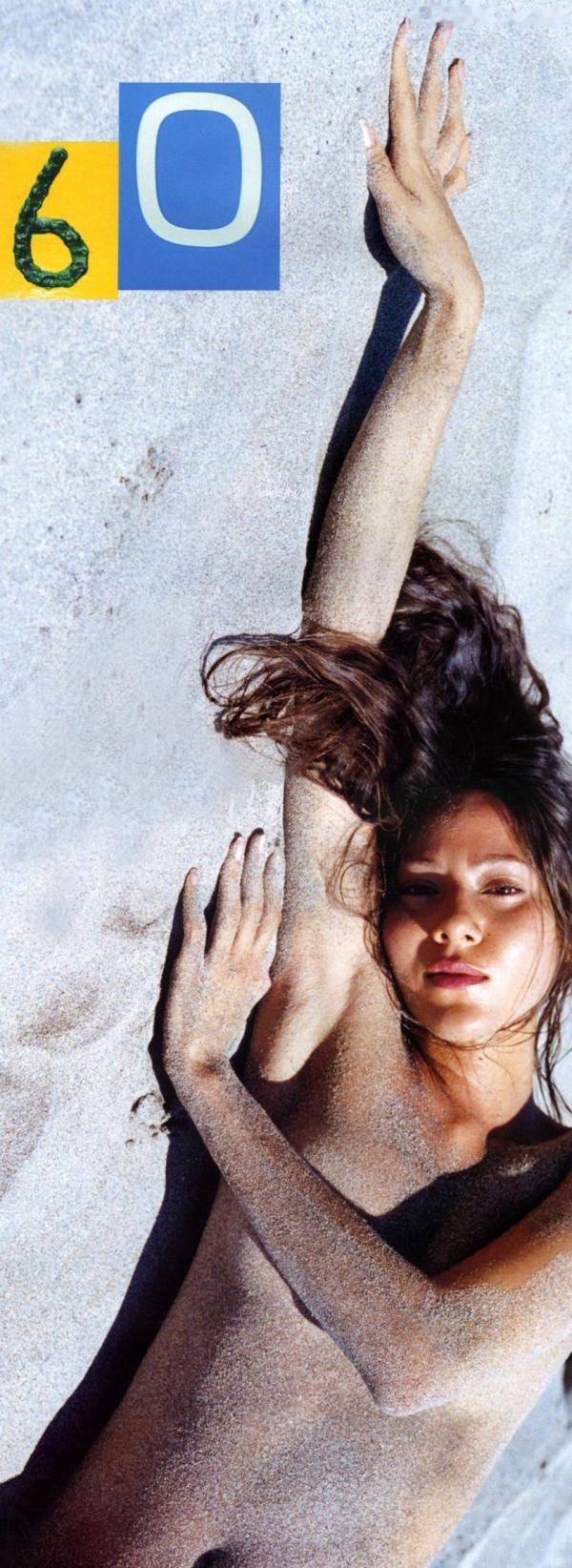    道端杰西卡(Jessica Michibata)月刊写真：混血超模户外网球场与沙滩性感系列[53P]第42张图片