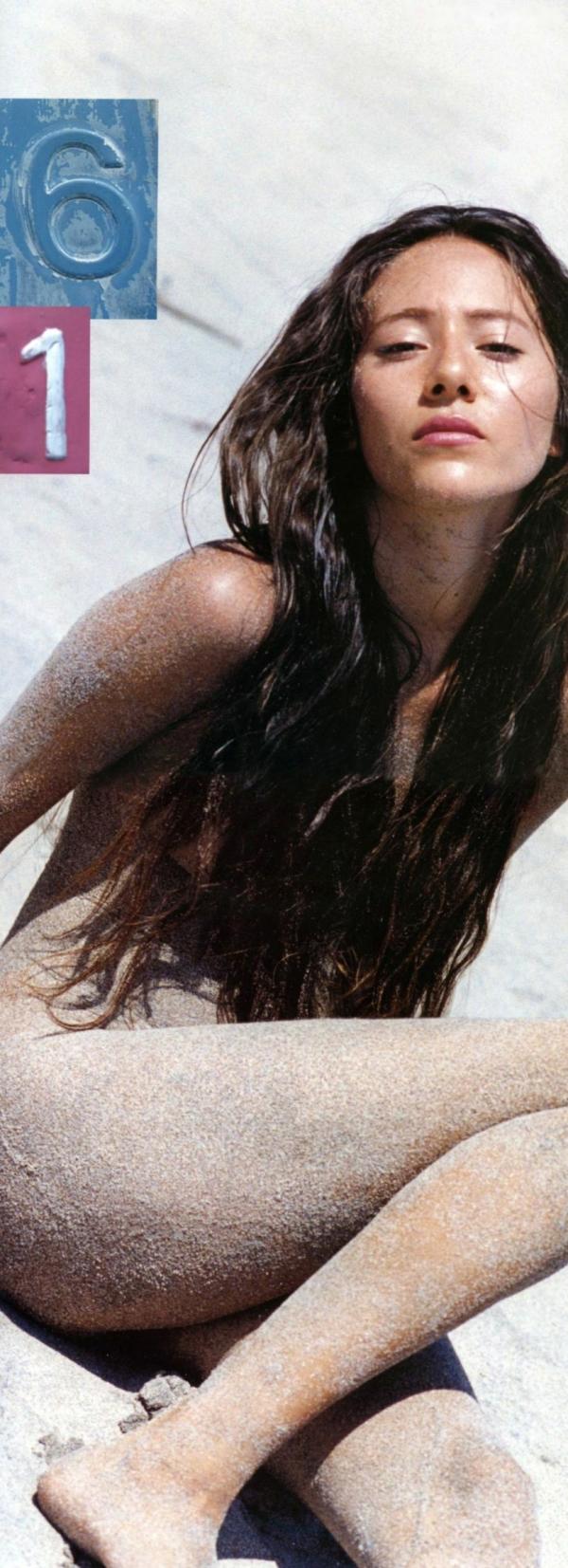    道端杰西卡(Jessica Michibata)月刊写真：混血超模户外网球场与沙滩性感系列[53P]第43张图片