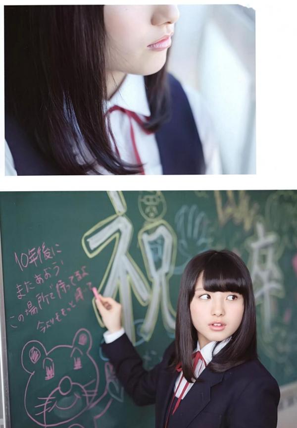    PB写真集_大和田南那、渡辺みり愛《Graduation-中学卒業》青春校园制服系列私房照第31张图片
