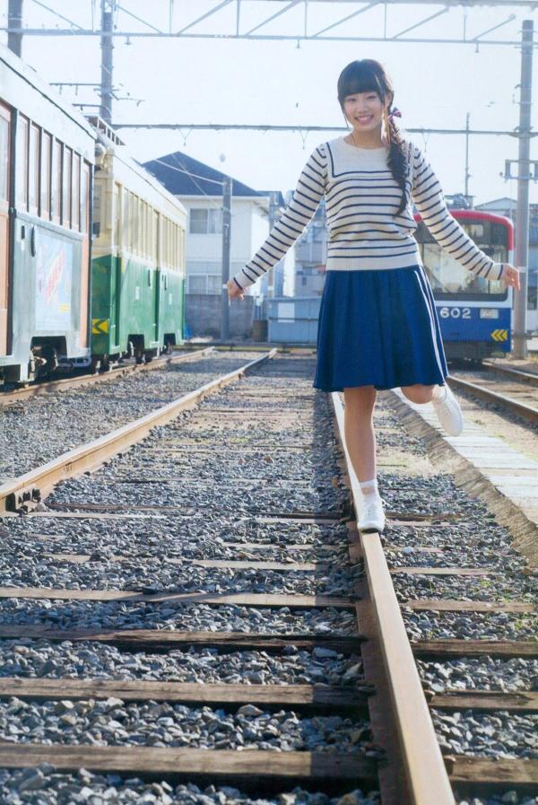    广田爱花(廣田あいか)写真集《AIAI RAILWAY TRIP》清新校园风旅拍旅行日记高清套图第5张图片