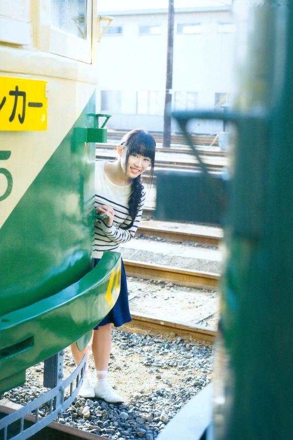    广田爱花(廣田あいか)写真集《AIAI RAILWAY TRIP》清新校园风旅拍旅行日记高清套图第7张图片