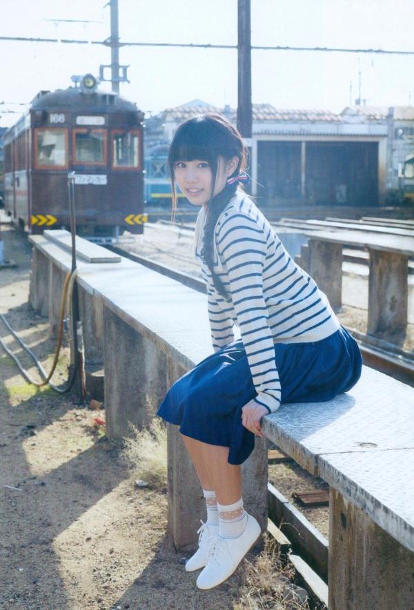    广田爱花(廣田あいか)写真集《AIAI RAILWAY TRIP》清新校园风旅拍旅行日记高清套图第8张图片