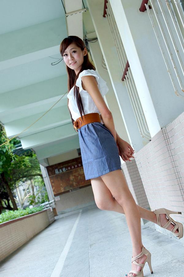    台湾正妹Winnie小雪/庄咏惠校园户外写真，清新甜美邻家女孩风范，治愈系唯美青春影像第7张图片