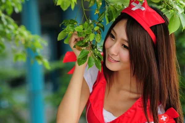    台湾正妹Winnie小雪/庄咏惠校园户外写真，清新甜美邻家女孩风范，治愈系唯美青春影像第32张图片